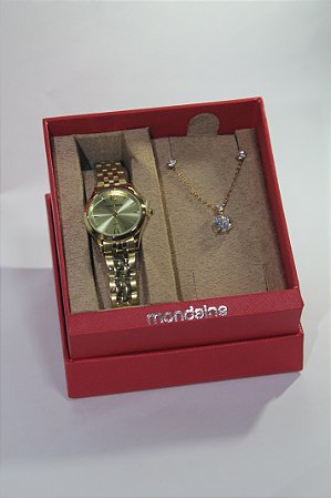 RELÓGIO KIT MONDAINE FEMININO 32737LPMKDE1K1