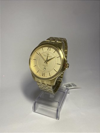 Relógio Technos Analógico Dourado Masculino 2117LFB1D