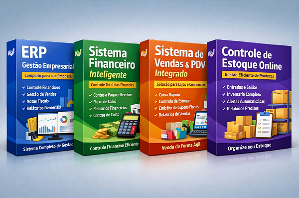 SISTEMA ERP Completo para Pequenas e Médias empresas