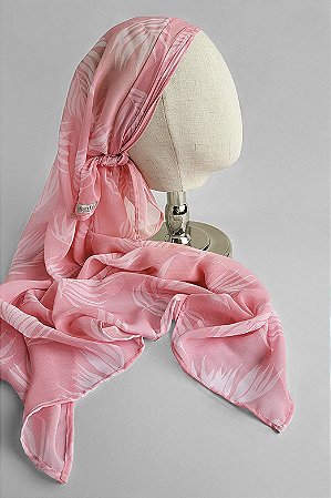 Lenço Rosa Radiante | 90 x 90