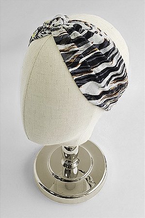 Faixa Turbante Animal Print