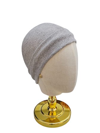 Turbante Comfort Cinza Mescla