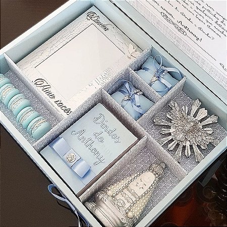Caixa Convite Batismo Luxo
