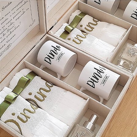 Caixa Convite Luxo Batismo