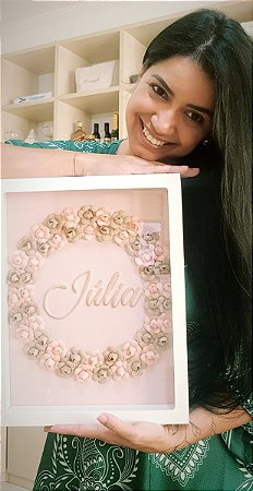 Porta Maternidade Camélias Luxo