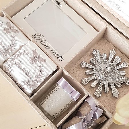 Caixa Convite Batismo Luxo