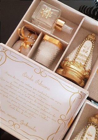 Caixa Convite Batismo Luxo