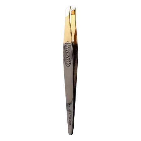Klass Vough Pinça Ponta Chanfrada Dourada Tw-048hqh