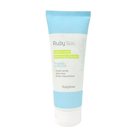 Sabonete Demaquilante Ruby Skin Basics Ruby Rose 120ml