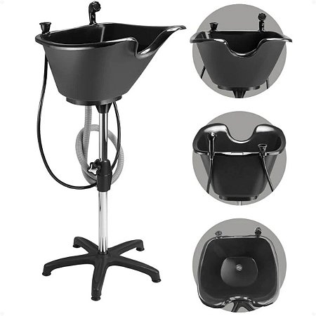 Lavatório Portátil Dompel Facile Preto Ref. 1890