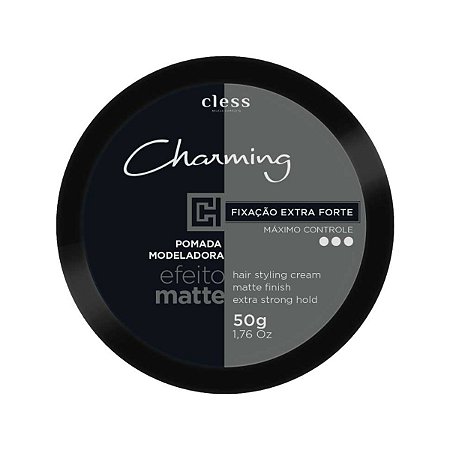 Pomada Modeladora Cless Charming Extra Forte Efeito Matte 50g
