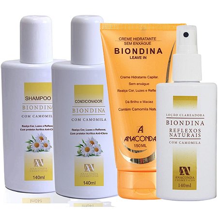 Anaconda Biondina Clareador Kit C/4