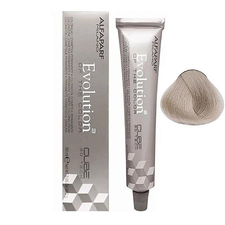 Coloração Creme Alfaparf Evolution 11.10 Louro Platina Cinza 60ml