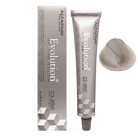 Coloração Creme Alfaparf Evolution 11.11 Louro Platina Cinza Intenso 60ml