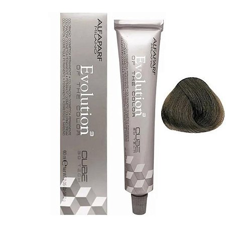 Coloração Creme Alfaparf Evolution 7.1 Louro Medio Cinza 60ml