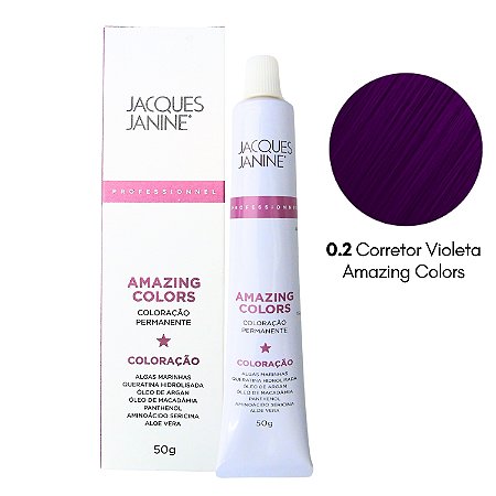 Coloração Jacques Janine 0.2 Corretor Violeta 50g