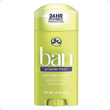 Ban Desodorante Antitranspirante Sólido Powder Fresh 73g