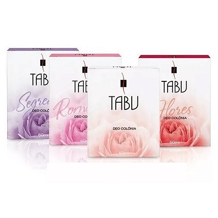 Tabu Deo Colônia Kit C/4 Fragrancias 60ml