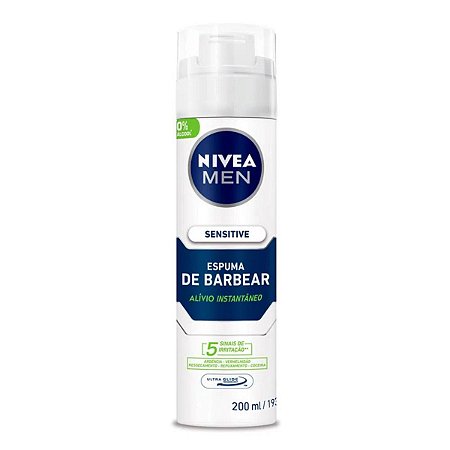 Espuma de Barbear Nivea Men Sensitive 200ml