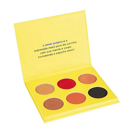 Vizzela Paleta de Sombras Look do Dia, Amor Proprio 14,4g