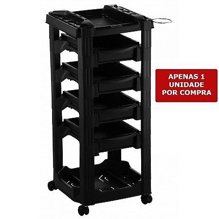 Dompel Carrinho Auxiliar Vegas Preto