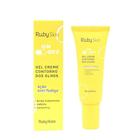 Gel Creme Contorno dos Olhos Ruby Skin On Off Ruby Rose 15g