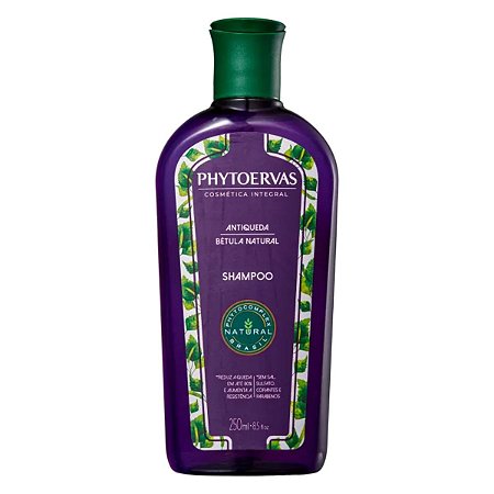 Shampoo Phytoervas Antiqueda Bétula Natural 250ml