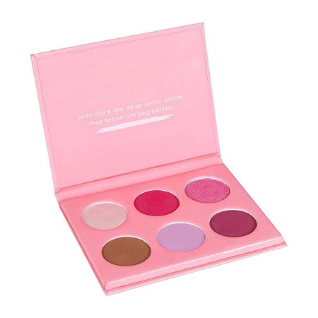 Vizzela Paleta de Sombras As Quartas Usamos Rosa 14,4g