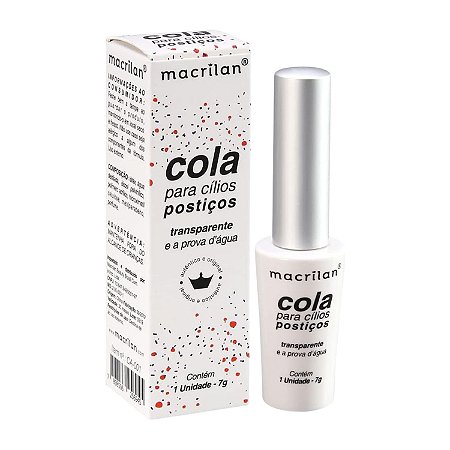 Cola para Cílios Postiços Macrilan Transparente 7g