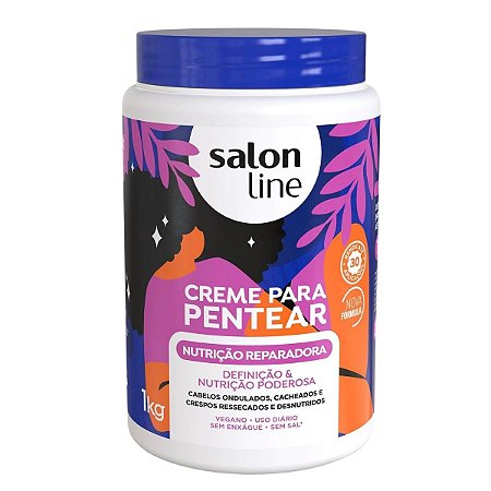 Creme Para Pentear Salon Line Nutrição Reparadora 1kg