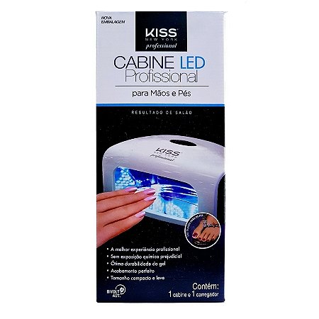 Kiss New York Cabine Led Para Mãos e Pés Gplampbr