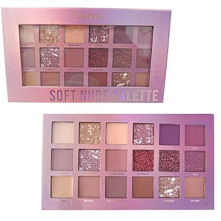 Ruby Rose Feels Paleta de Sombras Soft Nude Hb-1045