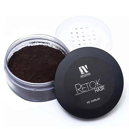 Pó Capilar Anaconda Retok Hair Castanho 10g