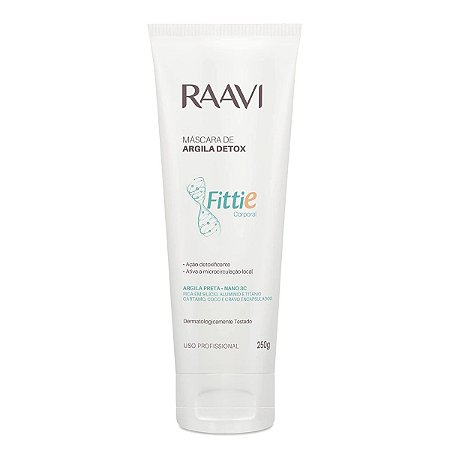 Máscara de Argila Detox Raavi Fittie Corporal 250g