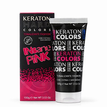 Kert Keraton Hard Colors Tonalizante Insane Pink 100g
