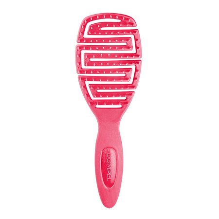 Escova Para Cabelo Maya Cor Rosa Dompel