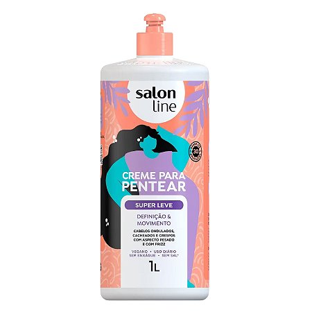 Creme Para Pentear Salon Line Super Leve 1L