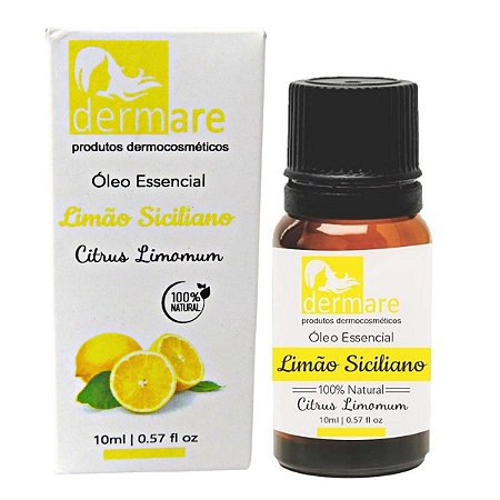 Óleo Essencial Limão Siciliano Dermare 10ml
