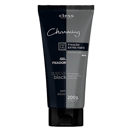 Gel Fixador Cless Charming Extra Forte Special Black 200g