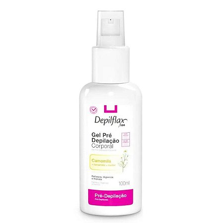 Gel Pré Depilação Corporal Depilflax Camomila 100ml