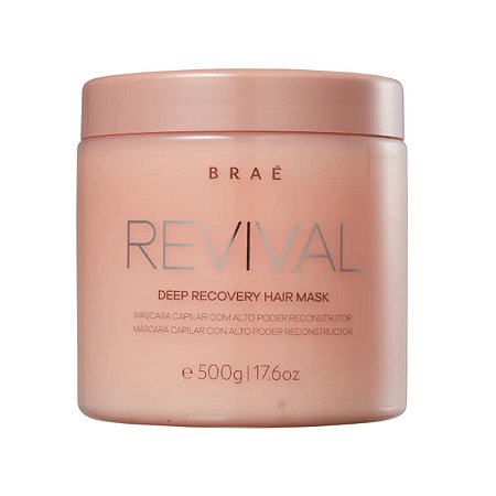 Máscara Capilar Braé Revival Reconstrução de Impacto 500g