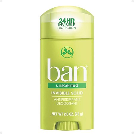 Ban Desodorante Antitranspirante Sólido Unscented 73g