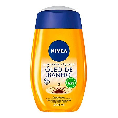 Sabonete Líquido Nivea Óleo de Banho 200ml