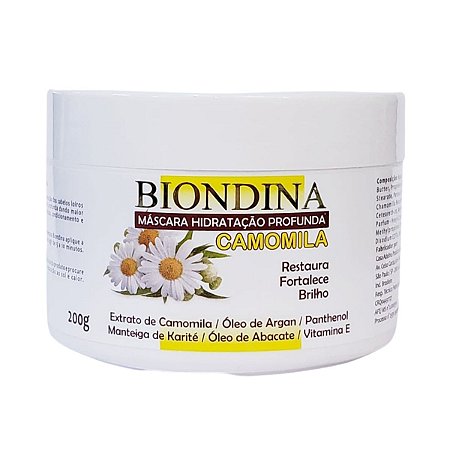 Máscara Hidratação Profunda Anaconda Biondina Camomila 200g
