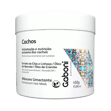 Máscara Umectante Cachos Gaboni 450g