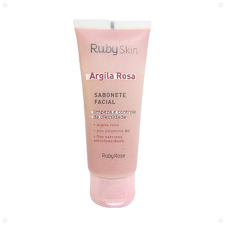 Sabonete Facial Ruby Rose Ruby Skin Argila Rosa 100ml