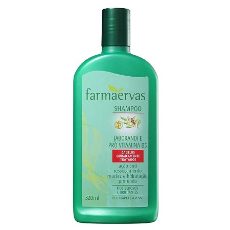 Shampoo Farmaervas Jaborandi e Pró Vitamina B5 320ml
