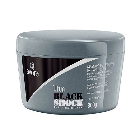 Máscara Extranutritiva Avora Splendore Black Shock 300g