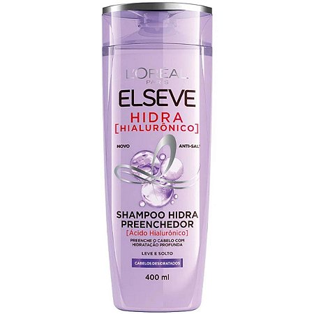 Shampoo Preenchedor Elseve Hidra Hialurônico Loreal 400ml