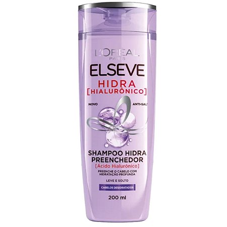 Shampoo Preenchedor Elseve Hidra Hialurônico Loreal 200ml